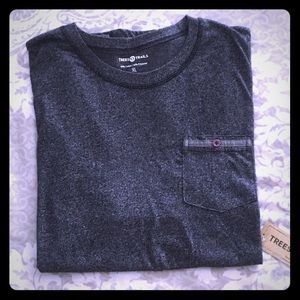 NWT Trees and Trails charcoal Tshirt XL